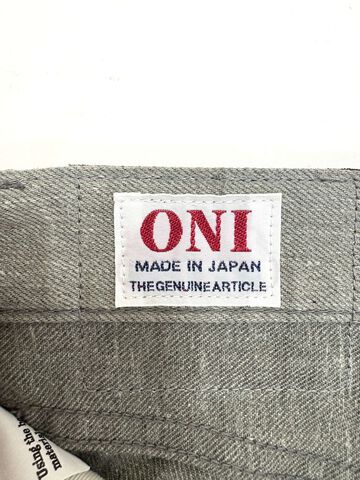 ONI246-MOKU 11oz Mixed Gray Denim Neat Straight,, small image number 8