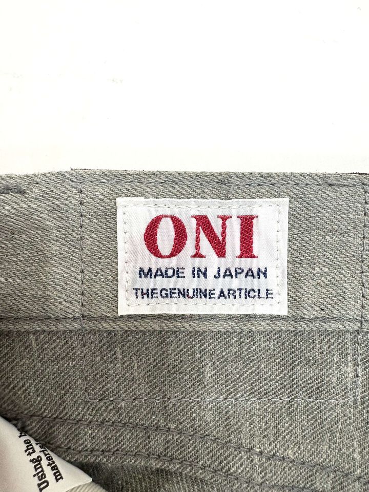 ONI246-MOKU 11oz Mixed Gray Denim Neat Straight,, medium image number 8