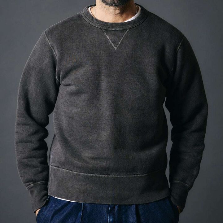 BR-3000PG "STANDARD" COZUN V-GUSSET SWEATSHIRT PIGMENT DYE,BROWN, medium image number 8