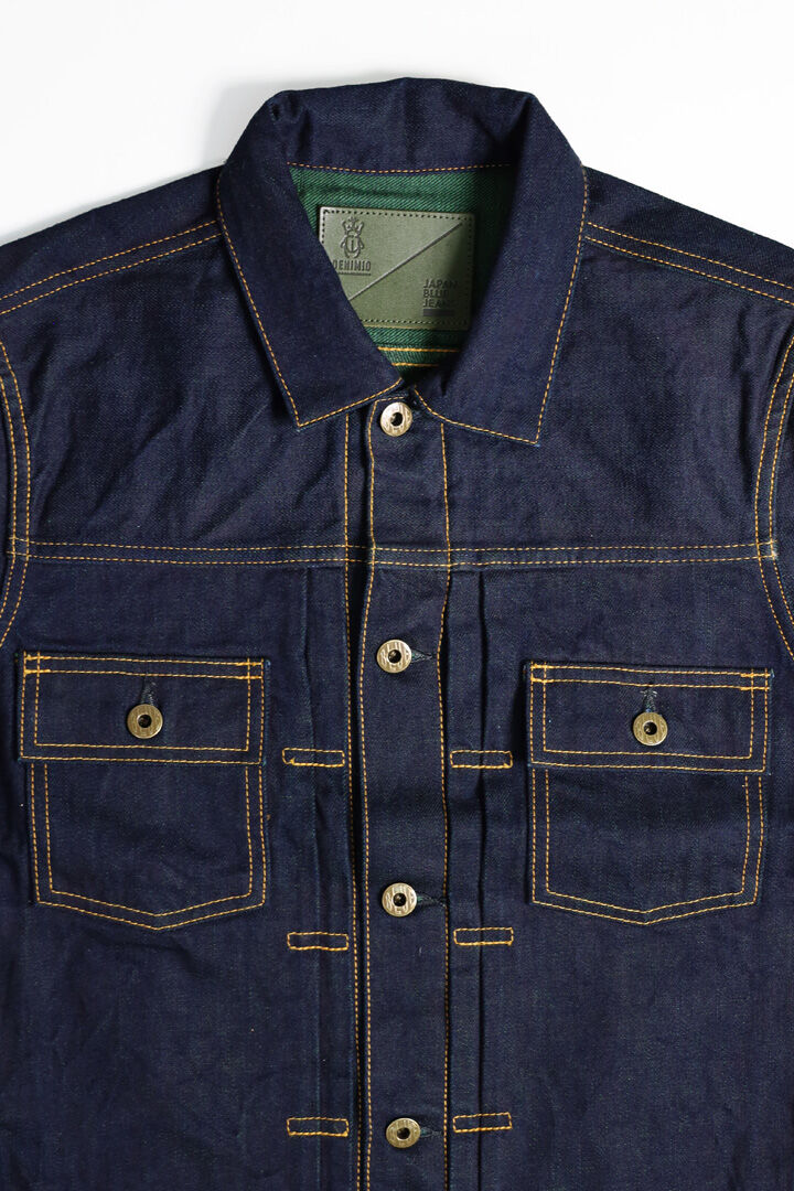 JDM-GJ001 JAPAN BLUE X DENIMIO LIMITED EDITION 14OZ TYPE 2 JACKET,, medium