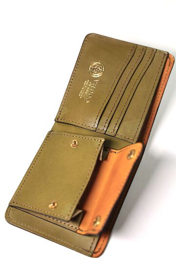 VSC-700 LEATHER VOYAGE SHORT WALLET COIN TYPE MEAL-CAMEL,Meal-Camel, small image number 36