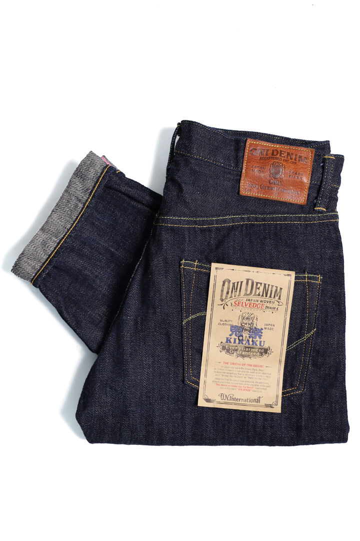 ONI860-KIRAKU 12oz Kiraku Denim Pegtop,, medium