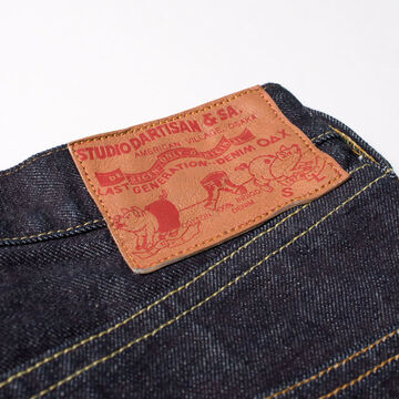 SDL-704 13oz Bomb shell jeans wide straight(One washed)-26-One Wash,, small image number 9
