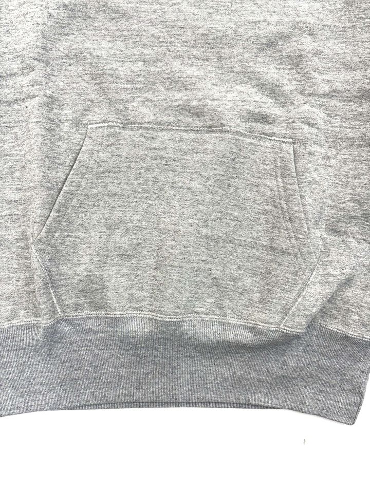 Lot 270 88/12 Heather 4-Needle Raglan Hoodie,GRAY, medium image number 4