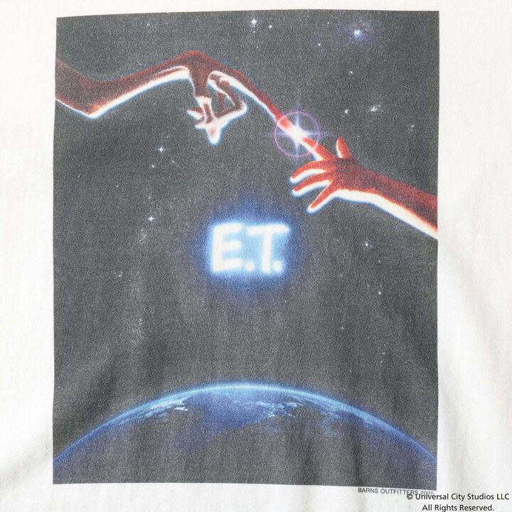 BR-25177 “STANDARD” TSURIAMI Crew Neck Print T-Shirt  E.T.【Special Item】,GRAY, medium image number 4