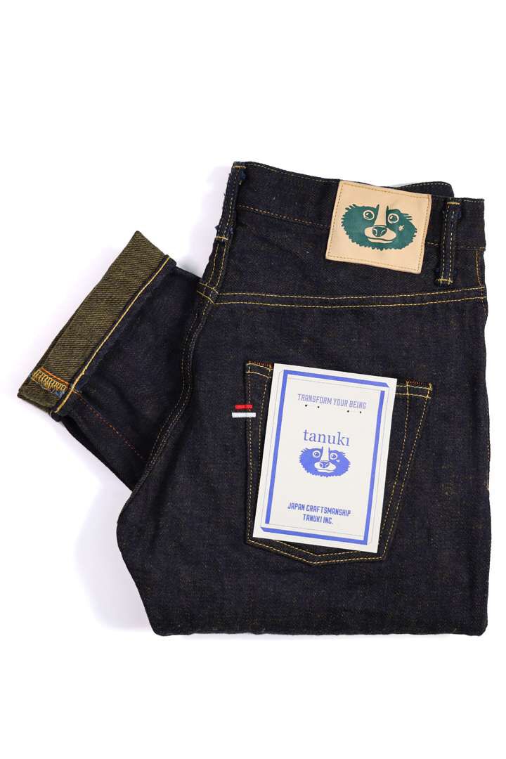 TNK202OL 19.5oz Heavy Kusaki Tanuki x Denimio Collab High Tapered,, medium