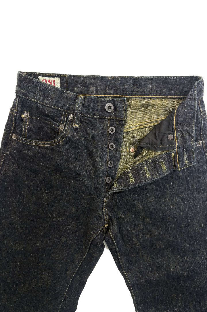 ONI-277Bumpy-草木 (Kusaki) 17oz Bumpy Denim Just Right Straight,, medium image number 2