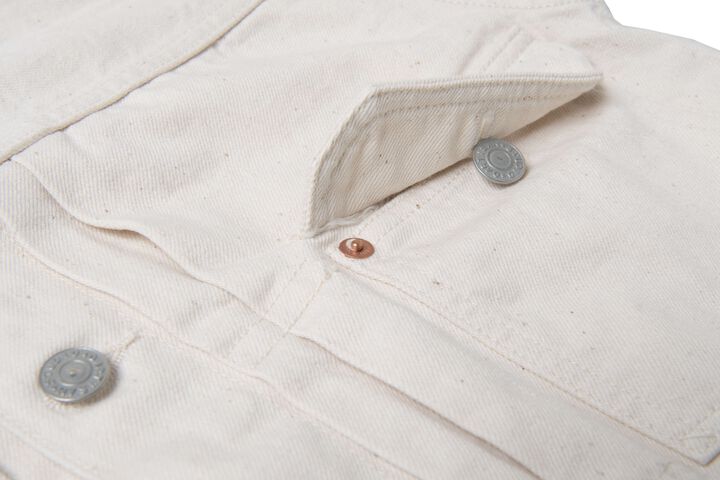 SDL-411E 1st Type White Denim Jacket,, medium image number 4