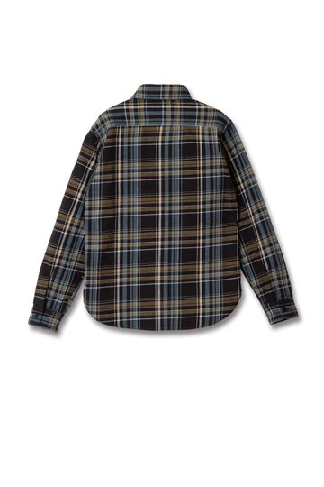 5752 Flannel Check Shirt,ORANGE, small image number 5