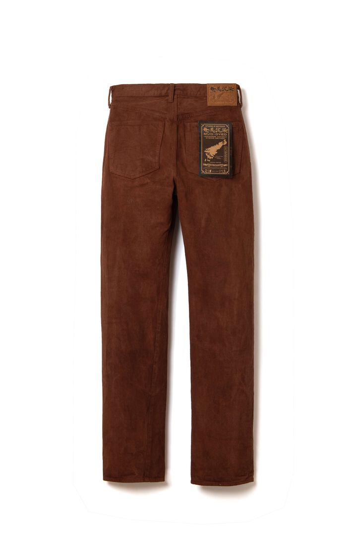 【Pre-Order】D1913 15oz Amami Mud Dyed GL3 Jeans Regular Straight,BROWN, medium image number 1