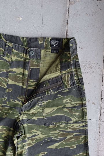 01-7002 FATIGUE SHORT PANTS (Tiger Camo),, small image number 2