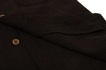5739 Amami Mud Short-Sleeve Shirts,BROWN, small image number 5