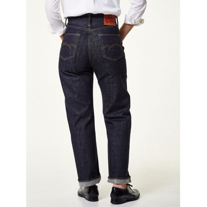 SDL-704 13oz Bomb shell jeans wide straight(One washed)-26-One Wash,, medium image number 10