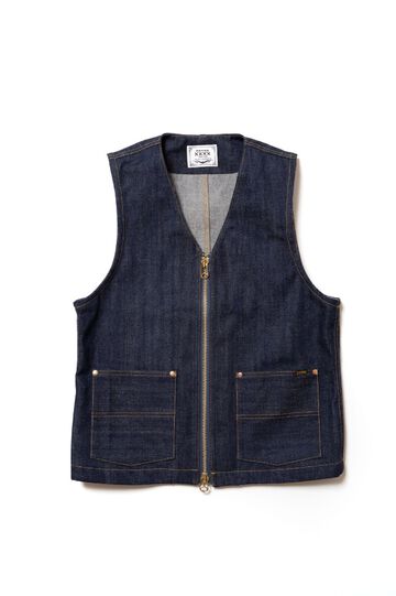 XX602Z (000) "XXXX-EXTRA" ZIP UP VEST 15.8OZ ORGANIC COTTON-Non Wash-M,, small image number 0