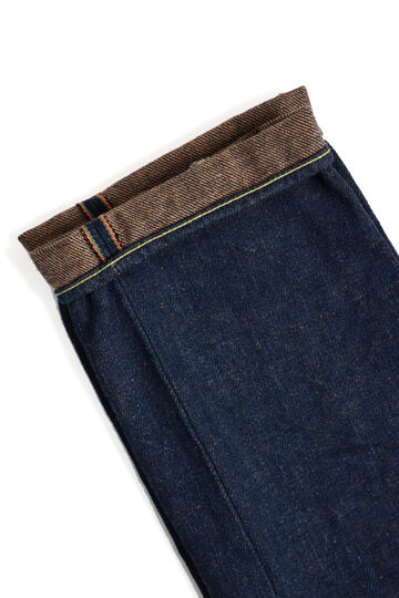 ONI288ZR-KAKBR 20oz Secret Denim Kabuki Selvedge weft Kakishibu Color Regular Straight,, small image number 0