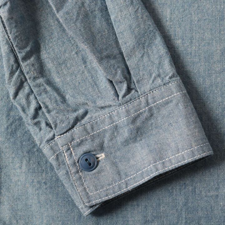 BR-25340 NAVAL SHIRTS PT,LIGHT INDIGO, medium image number 12