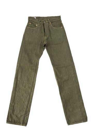 ONI266-OLD18 18oz Olive Denim Relax Straight,, small image number 5