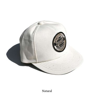 TR25SS-701 Earth Logo Denim Tracker Cap (Natural, Black, Indigo),NATURAL, small image number 1
