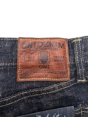ONI505-KASURI 17oz ONI Kasuri Denim Retro style Regular Straight,, small image number 1