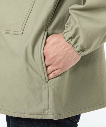 JJK1000M31 M43 VAT DYE BACK SATIN JACKET-OLIVE-XL,OLIVE, small image number 3