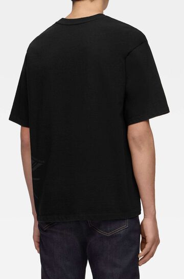 MXTS1045 HEAVY OUNCE SHORT SLEEVE T-SHIRT MOMOTARO,BLACK, small image number 2