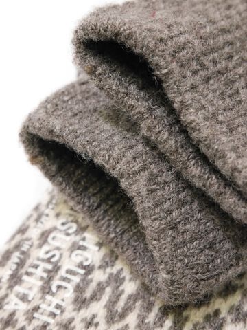 NK0119 Women's Wool Jacquard Socks (Oatmeal,Grey,Wine),OATMEAL, small image number 17