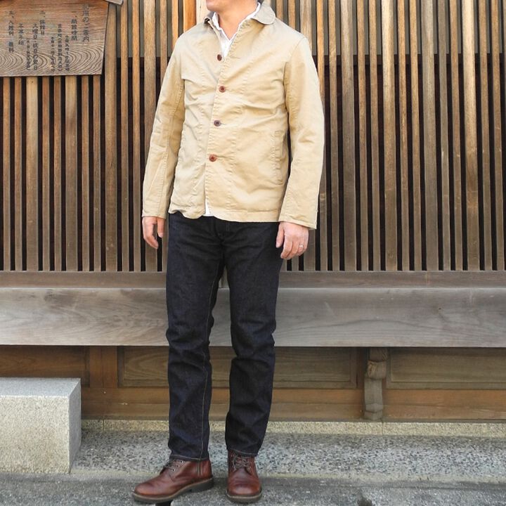 891 &nbsp;Selvedge5 pocket tapered zip fly denim pants (&nbsp;One Washed),, medium image number 0