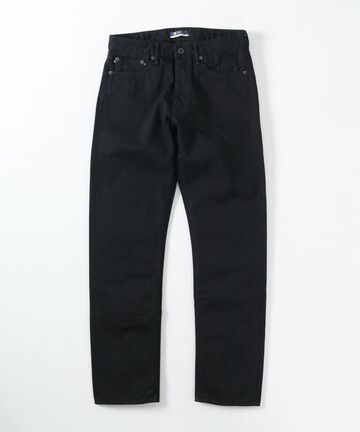 J414 14oz Classic Straight Model Black Denim Selvedge	-One Wash-28,, small image number 5