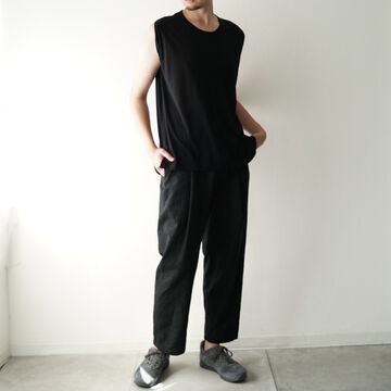 【CAPERTICA】CAP706CS29 Washable Wool Tank Top-EBONY-1,EBONY, small image number 29