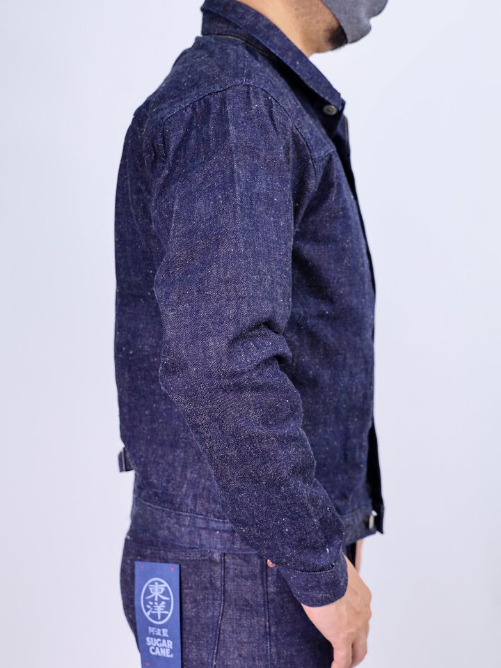 SC11201 13oz Awa-Aikon indigo Denim Blouse-42,, medium image number 2