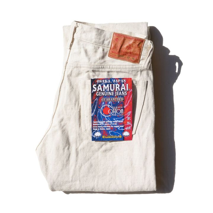 S710SC-KI 18oz "Samurai Cotton Project" SLIM STRAIGHT JEANS-One Wash-28,, medium image number 14