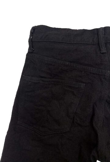 ONI200CCD-BKBK 15oz Crushed Concrete Denim Black x Black Kabuki Selvedge Wide Straight,, small image number 3