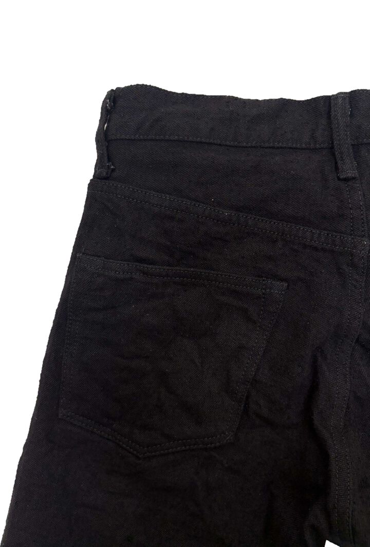 ONI200CCD-BKBK 15oz Crushed Concrete Denim Black x Black Kabuki Selvedge  Wide Straight,, medium image number 3