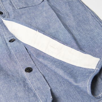 5333A シャンブレー長袖ワークシャツ,, small image number 7