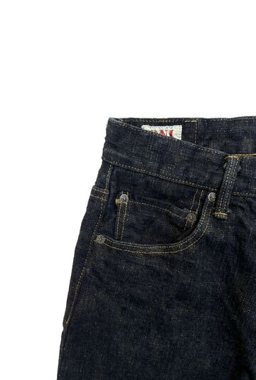 ONI-277Bumpy-草木 (Kusaki) 17oz Bumpy Denim Just Right Straight,, small image number 4