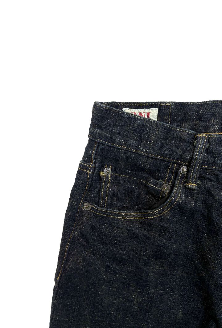 ONI-277Bumpy-草木 (Kusaki) 17oz Bumpy Denim Just Right Straight,, medium image number 4
