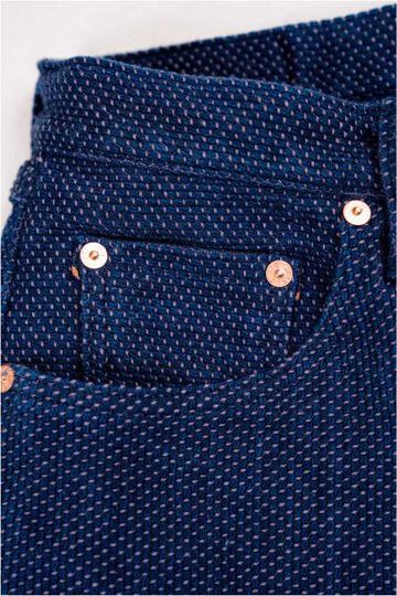 GZ-SKLST-ID Sashiko Loose Straight Indigo,INDIGO, small image number 4