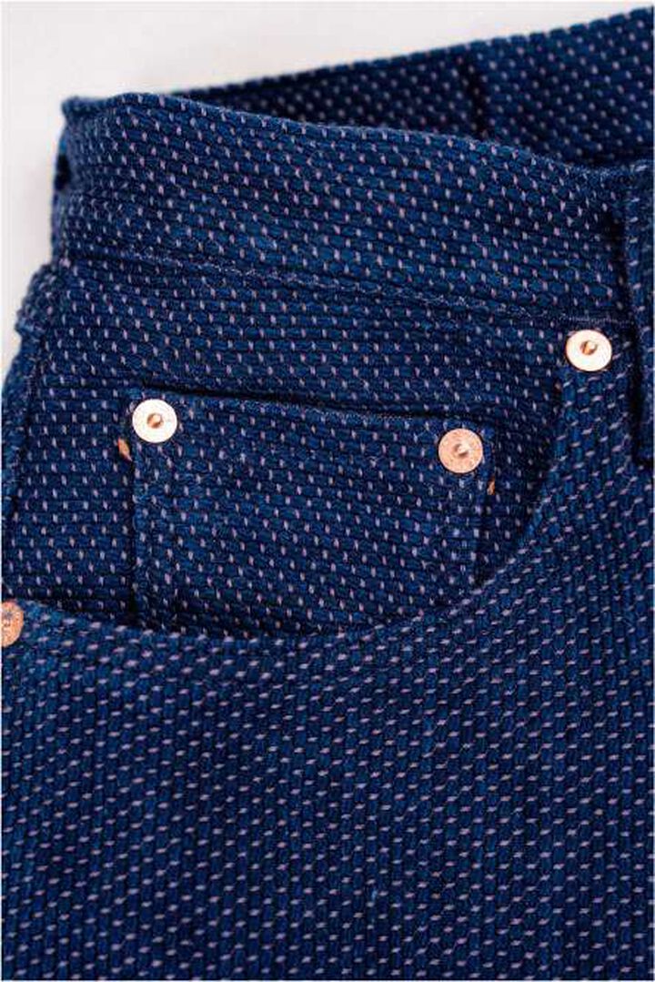 GZ-SKLST-ID Sashiko Loose Straight Indigo,INDIGO, medium image number 4