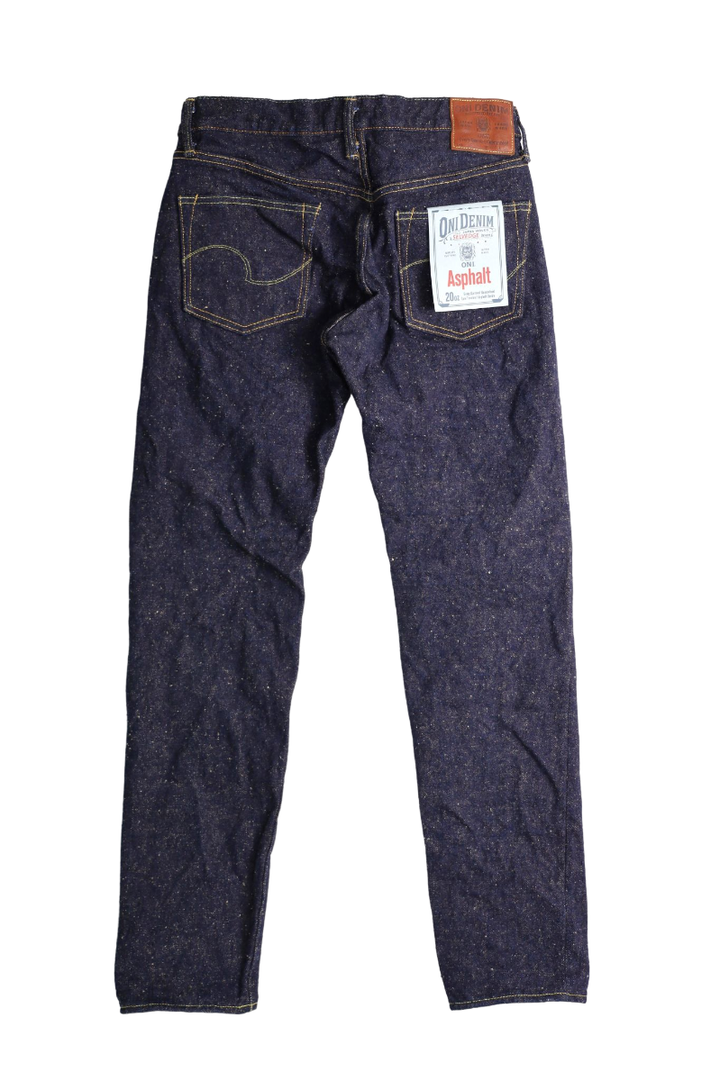 ONI622-Asphalt 20oz Asphalt Denim Relax Tapered