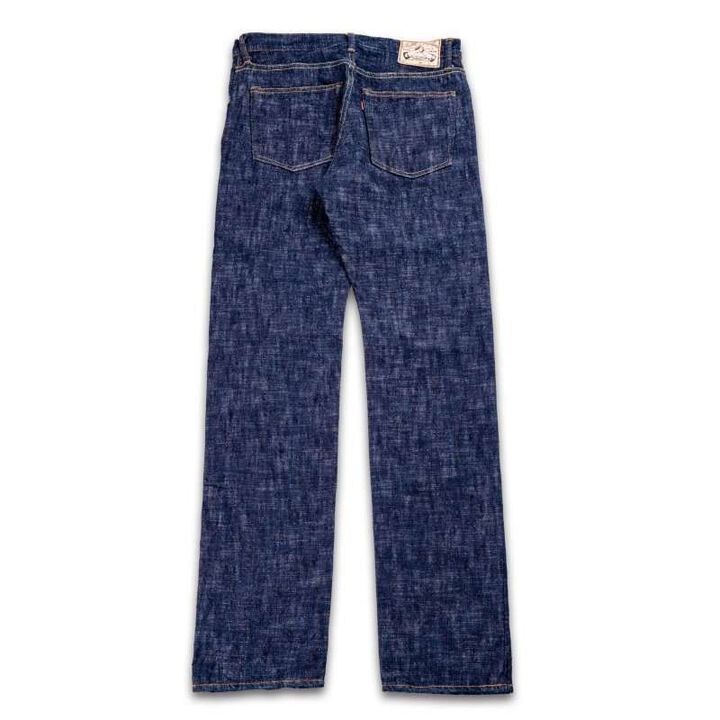 GZ-15SLSTSK-0611 15oz Kase (Skein) Dyed Slim Straight Jeans GRN,GRN, medium image number 1