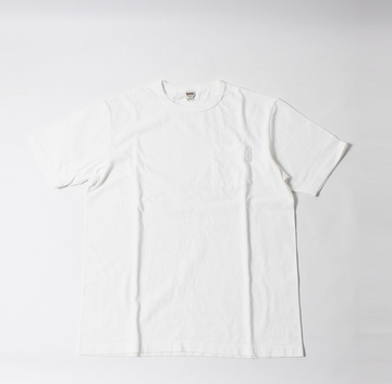 BR11000 Loop Wheel Crew Neck T-Shirt-WHITE-Ｍ,WHITE, small image number 14
