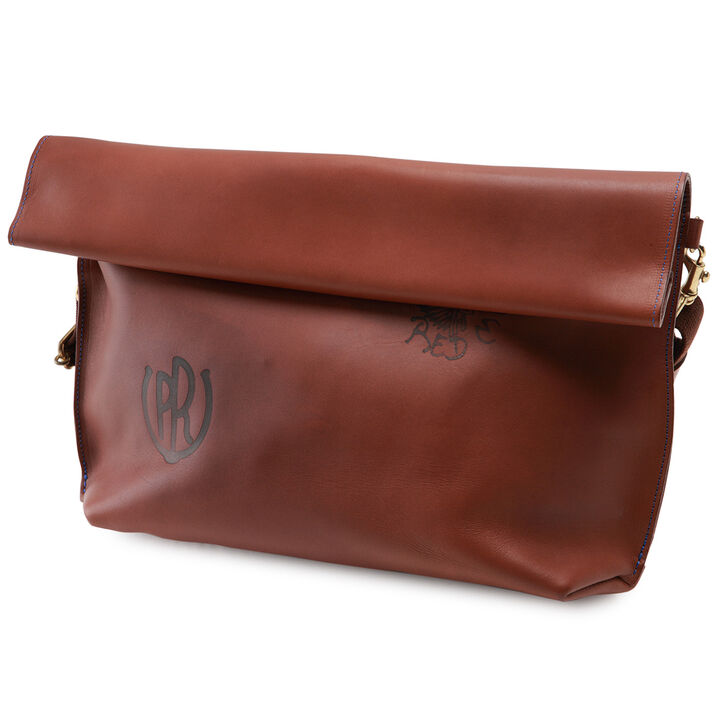 PAILOT RIVER PR-OVNM-SBW (REDMOON) Shoulder Bag PR-OVNM-SBW (Oil Leather Black
 Oil Leather Red Brown
 Oil Leather Dark Brown
 Oil Leather Camel Brown),OIL LEATHER RED BROWN, medium image number 1