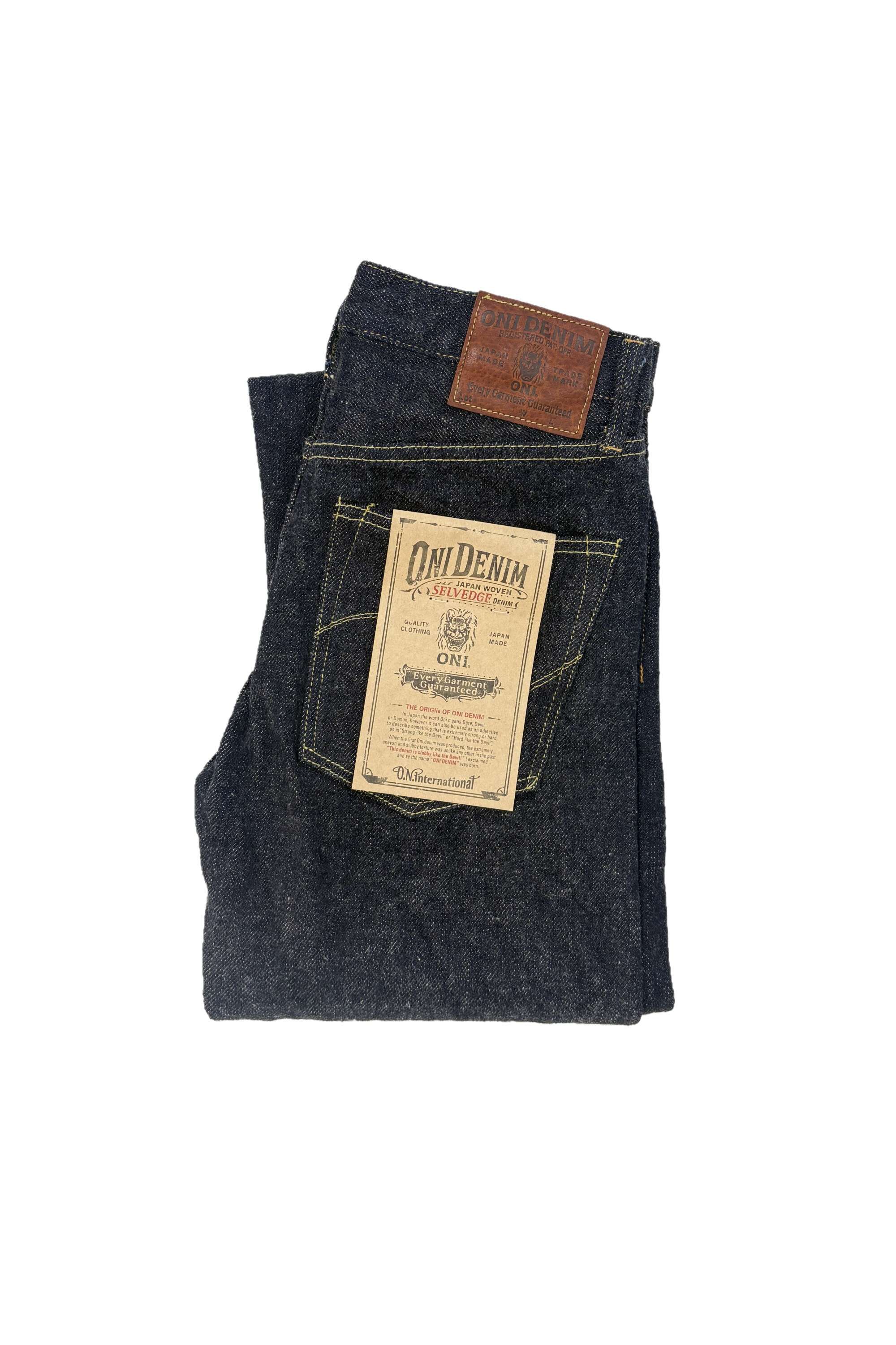 DENIMIO | ONI-288DIZR 20oz Dark Indigo Secret Denim Regular Straight