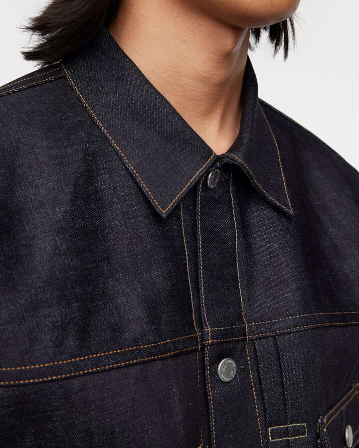 MMGJ0002 14.7oz #002 "STANDARD" DENIM 2nd Type JACKET (TOKUNO BLUE),, medium image number 5