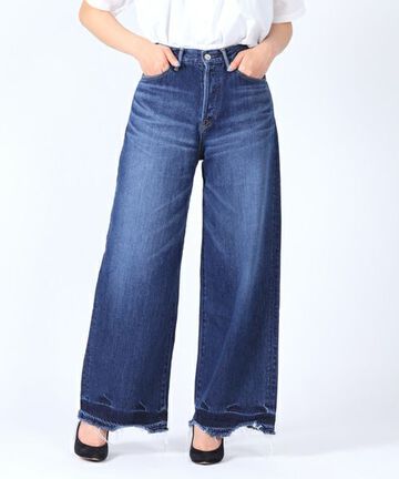 UP147101 Wide Pants Sanda 10oz Denim-24,, small image number 1