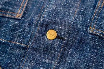GZ-KSCA-G.ID 15oz Skein (Kase) Dyed Coverall (GREEN INDIGO),, small image number 6