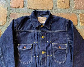 GZ-111MJ-0301 JEAN JACKET GZ111MJ - 16OZ Left-woven,, small image number 2
