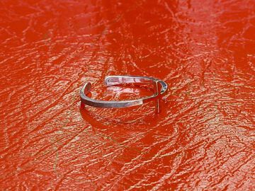 HYO-245BRS Brass Narrow Cross RING,, small image number 1