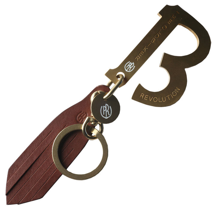 PAILOT RIVER PR-KHOB-3 (REDMOON) Key Holder PR-KHOB-3 (Oil Leather Black, Oil Leather Red Brown, Oil Leather Dark Brown, Saddle Leather Natural),OIL LEATHER BLACK, medium image number 2