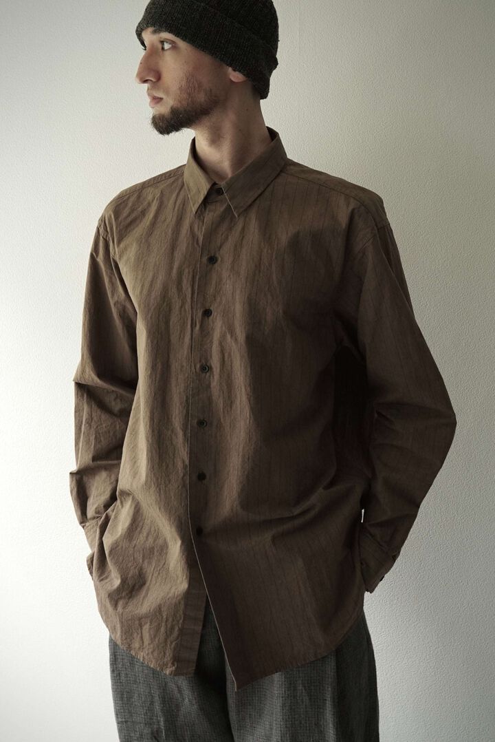 245SH03 Cotton/Linen Stripe / The Shirts,, medium